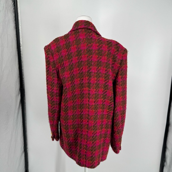 Vintage Rodier houndstooth tweed blazer with gold hardware - Picture 5 of 8